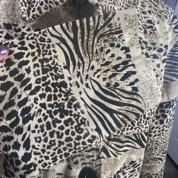 Vintage Animal Print Jacket – Life Style Bold Statement Outerwear - Picture 7 of 9